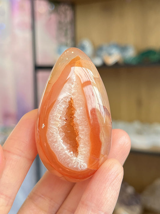 Druzy Karneol Egg
