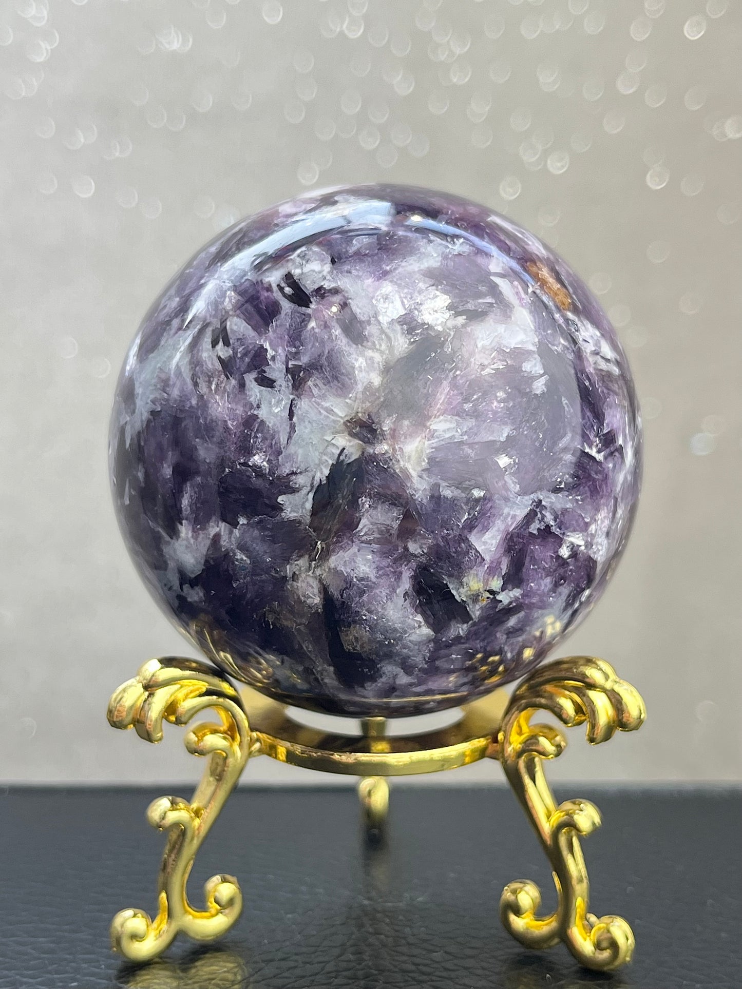 Lepidolite Sphere