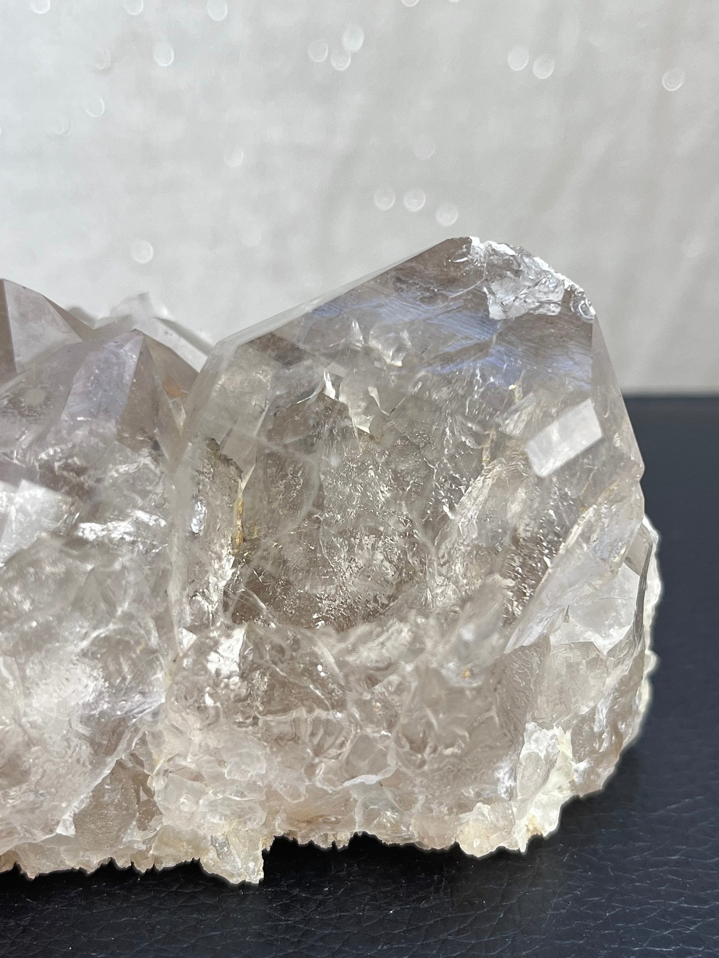 Smoky Quartz Cluster with Rutile from Brazil