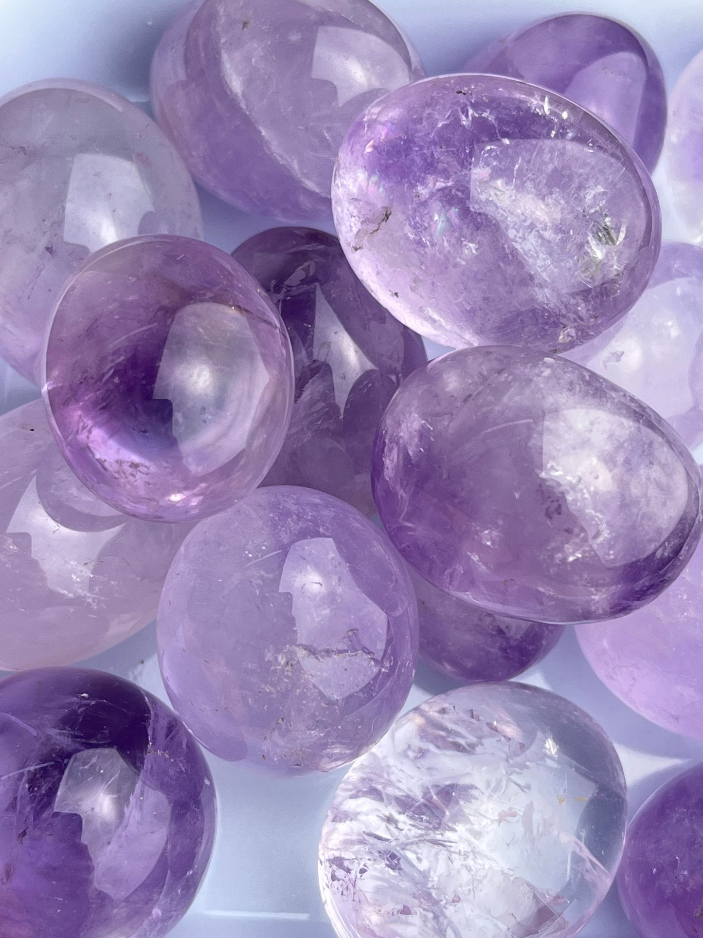 Ametyst tromlet 25-30mm