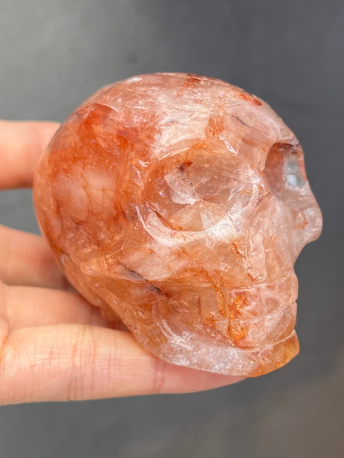 Flammekvarts Hodeskalle