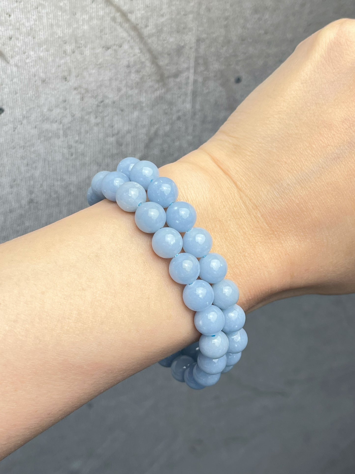 Angelitt armbånd 8mm+