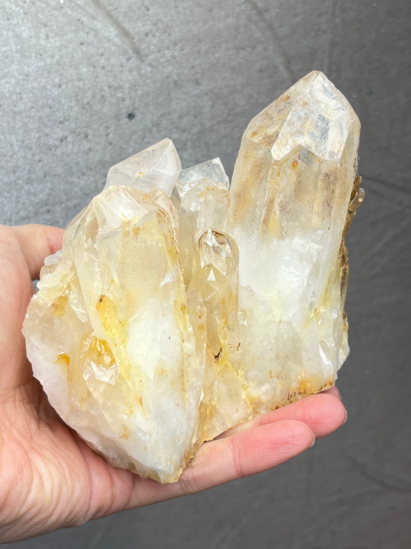 Kvarts med jernoksid gruppe