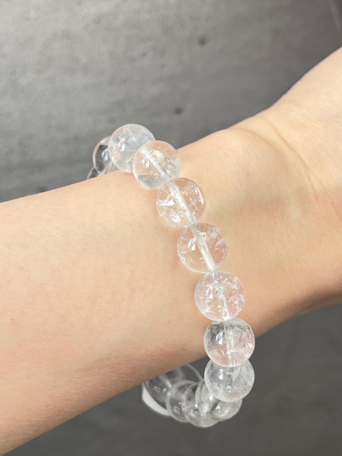 Bergkrystall klar kvarts armbånd