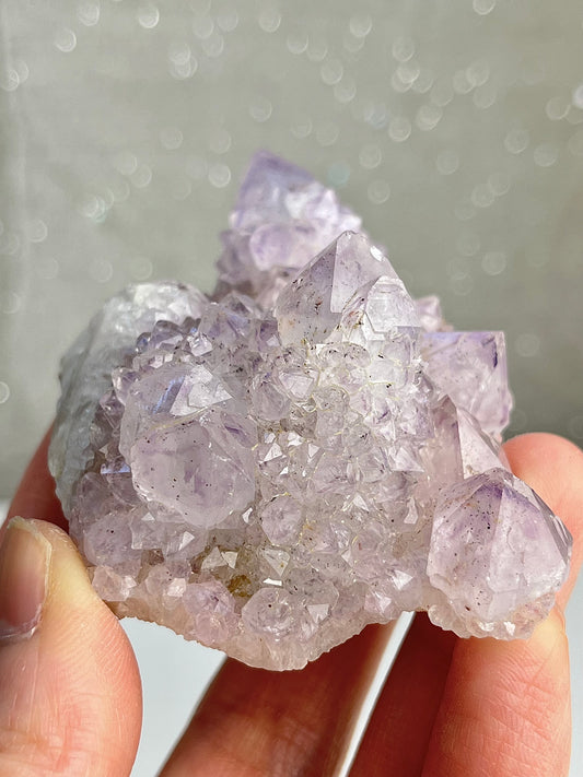 Ametyst kaktuskvarts (spirit quartz)