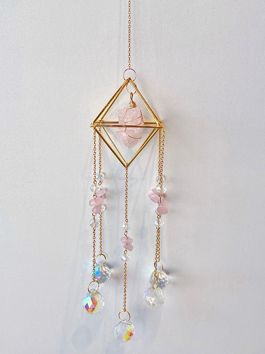 Krystall solfanger, Rosenkvarts