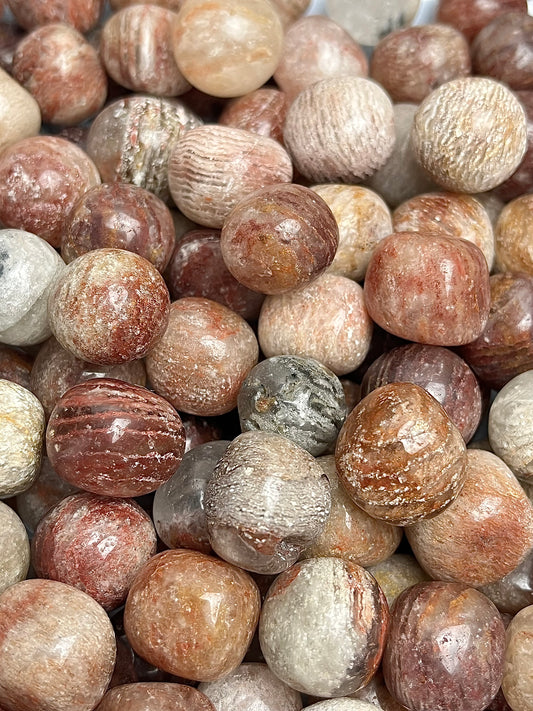 Hagekvarts/Lodolitt tromlet 15mm