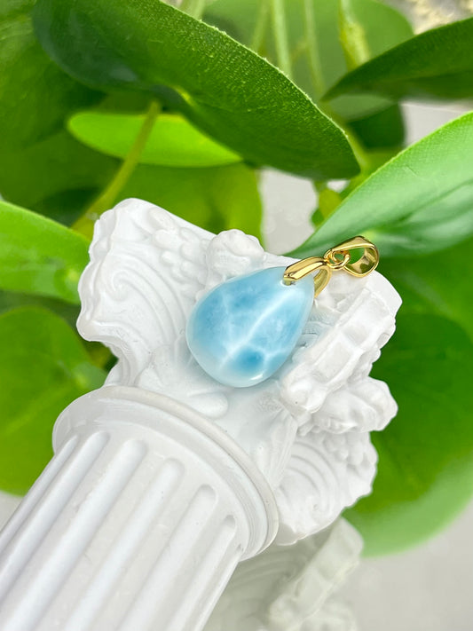 Larimar Anheng i 925 sterling sølv