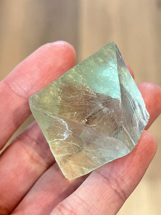 Fluoritt Oktaeder XL