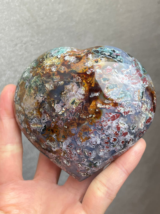 Jaspis(Cosmic jaspis) Hjerte