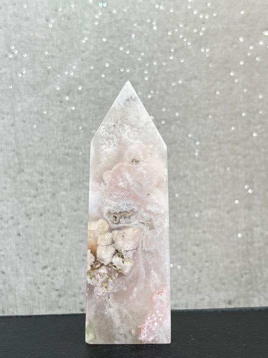 Blomster Agat tårn-H