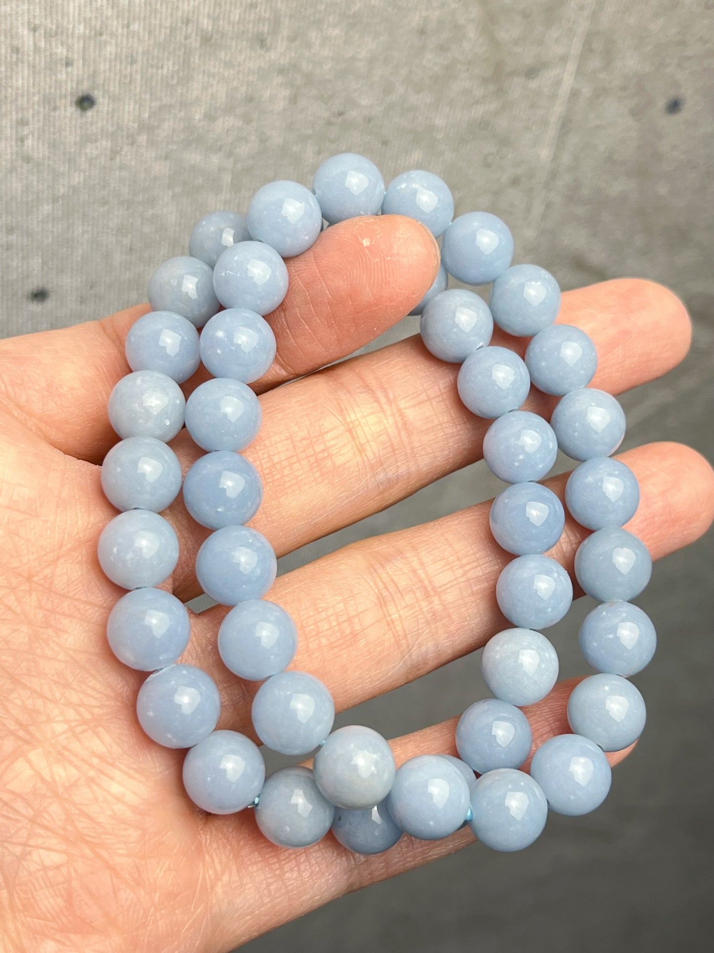 Angelitt armbånd 8mm+