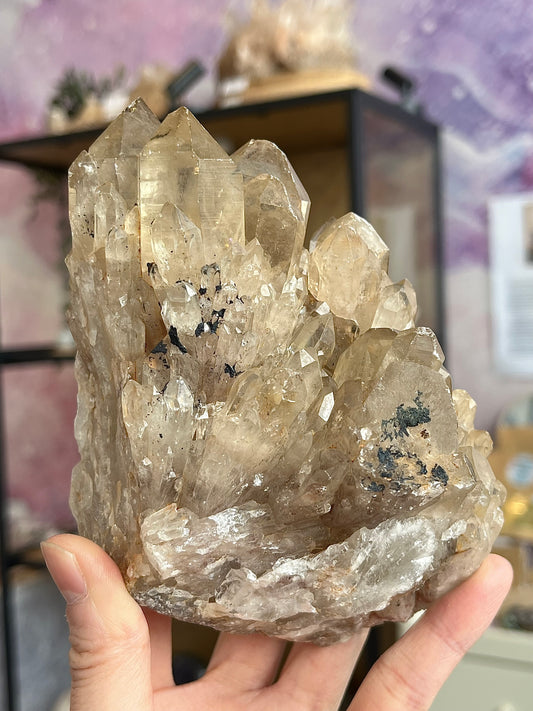 Naturlig citrin fra Kongo (Kundalini citrin) XL