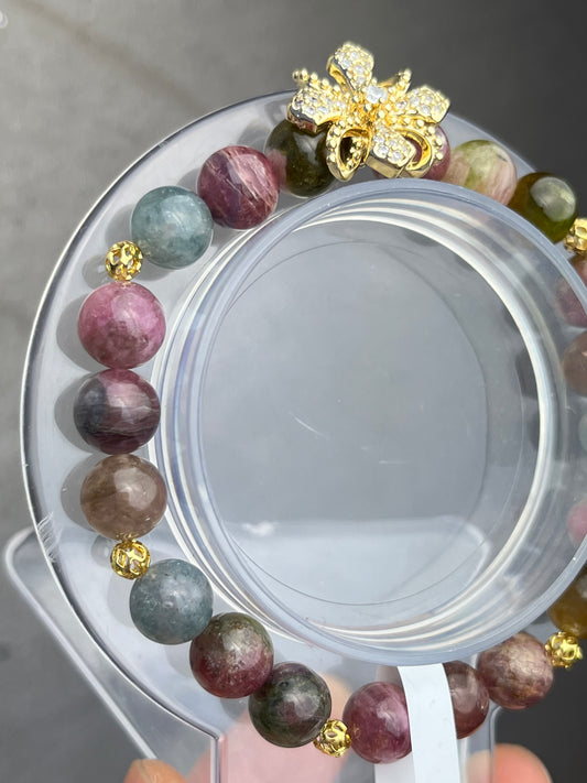 Turmalin- Håndlaget armbånd