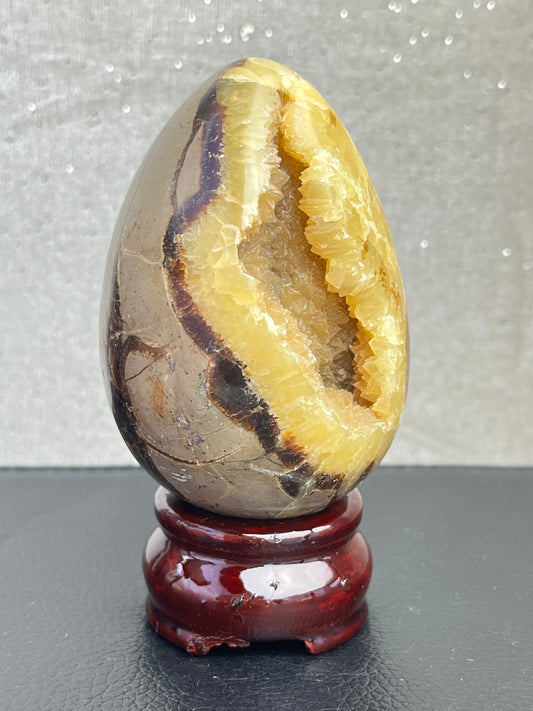 Druzy Septarian Egg