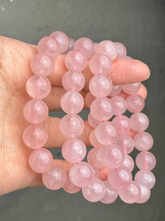 Rosenkvarts armbånd 11mm+