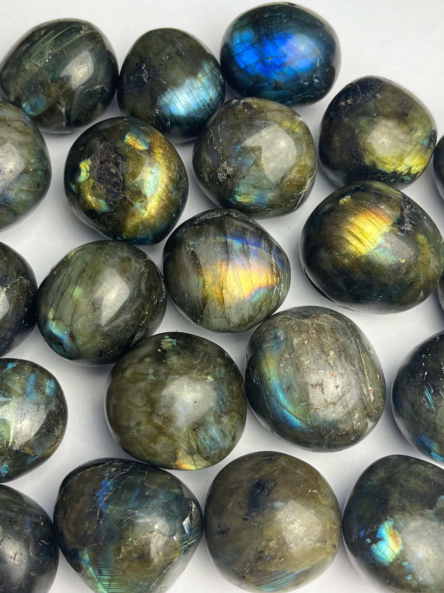 Labradoritt Tromlet 27-35mm