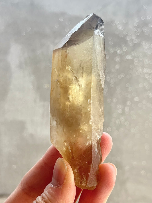 Naturlig citrin fra Zambia