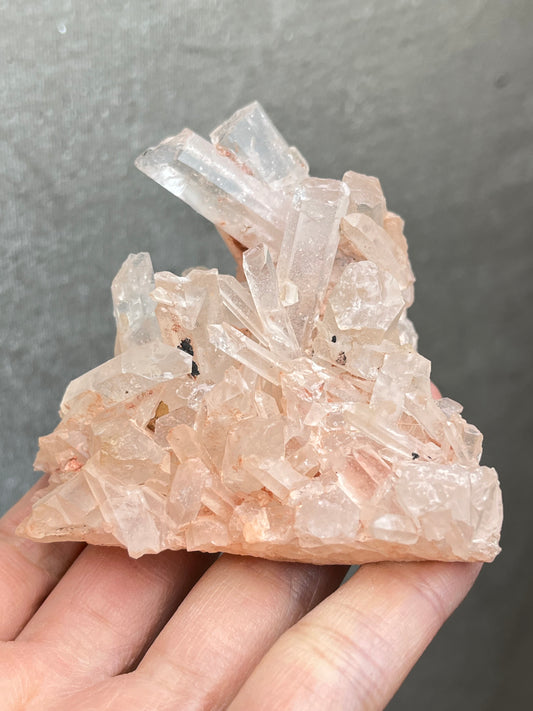 Kvarts gruppe med jernoksid