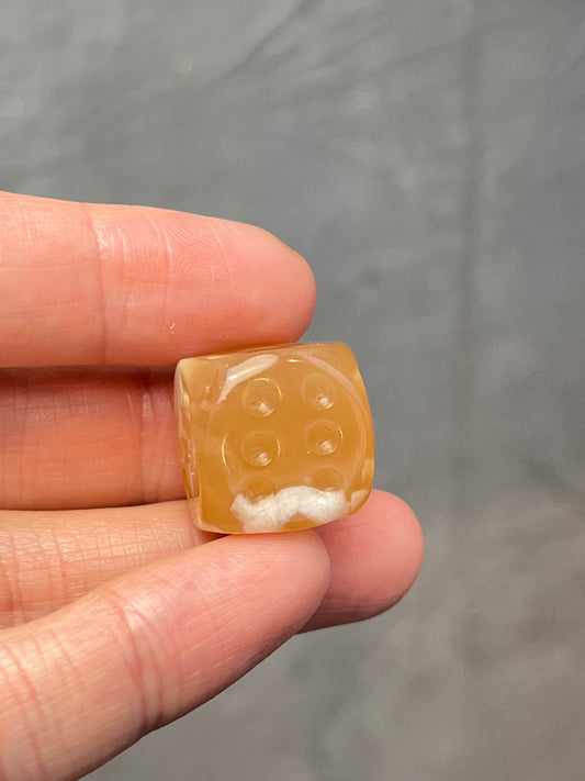 Blomster Agat terning