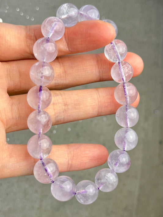 Lys Ametyst armbånd 11mm+