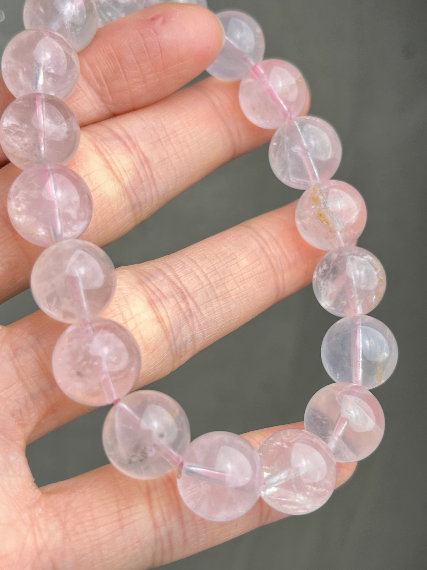 Rosenkvarts armbånd 11mm+