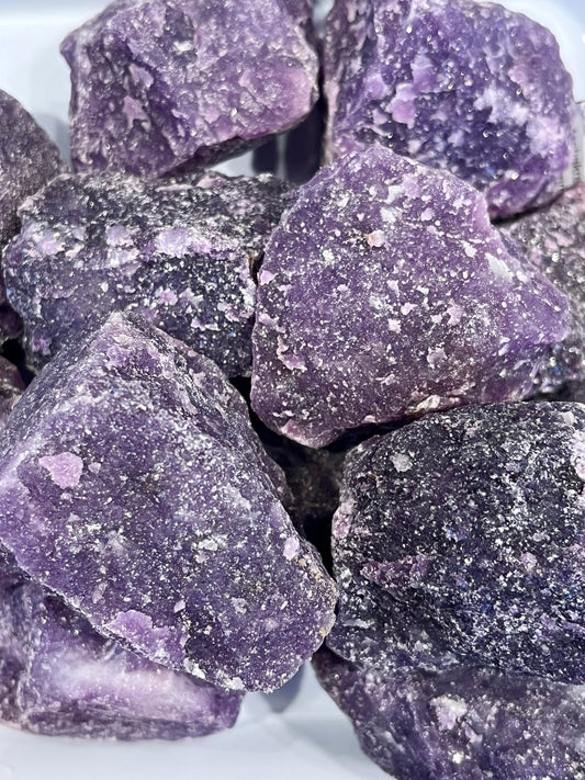 Lepidolitt Rå 40-50mm