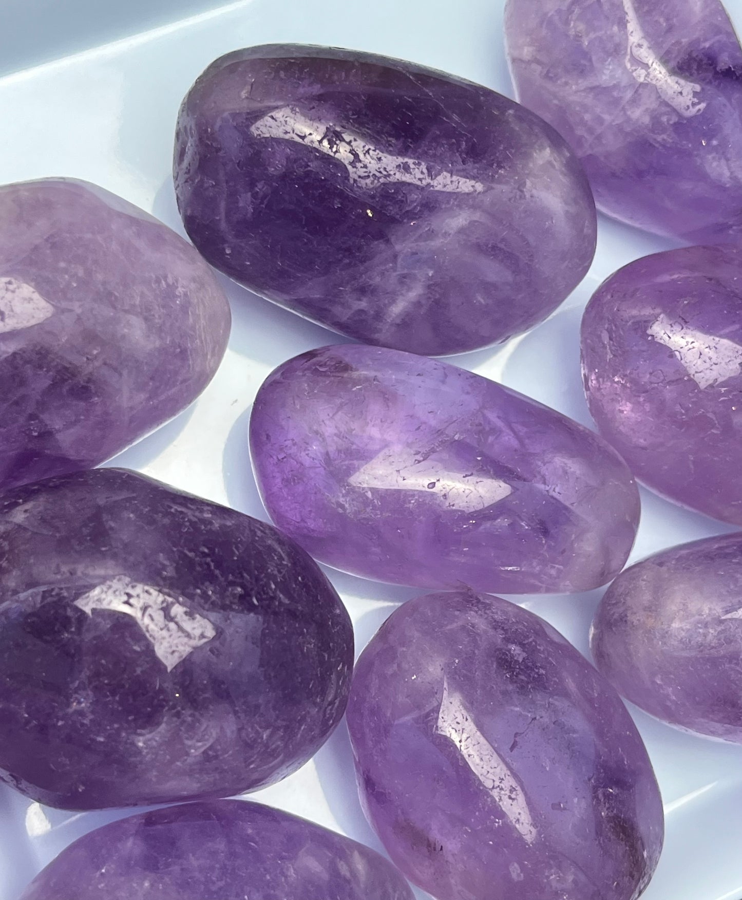 Ametyst tromlet XL 45-60mm