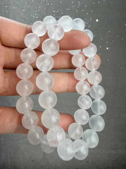 Melkekvarts armbånd 10mm+