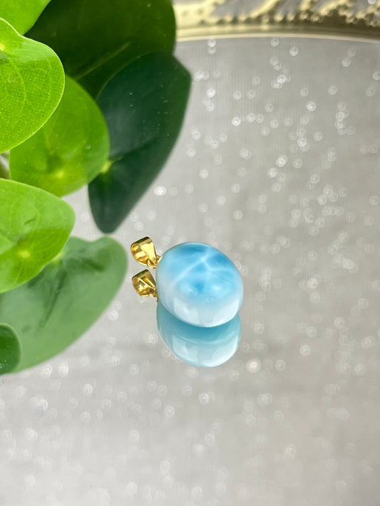 Larimar Anheng i 925 sterling sølv