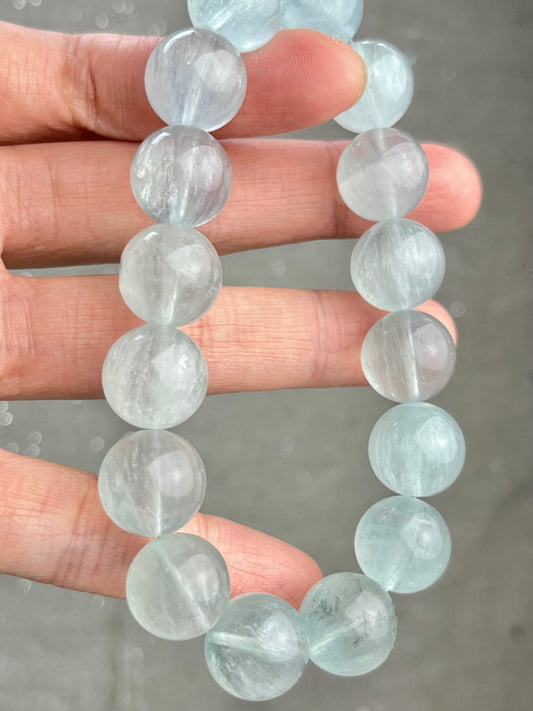 Fluoritt armbånd 13mm+