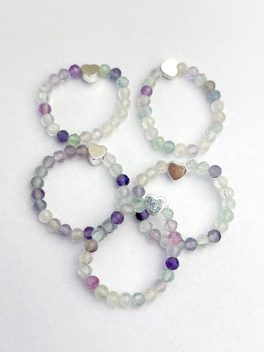 Ring av Fluorittperler