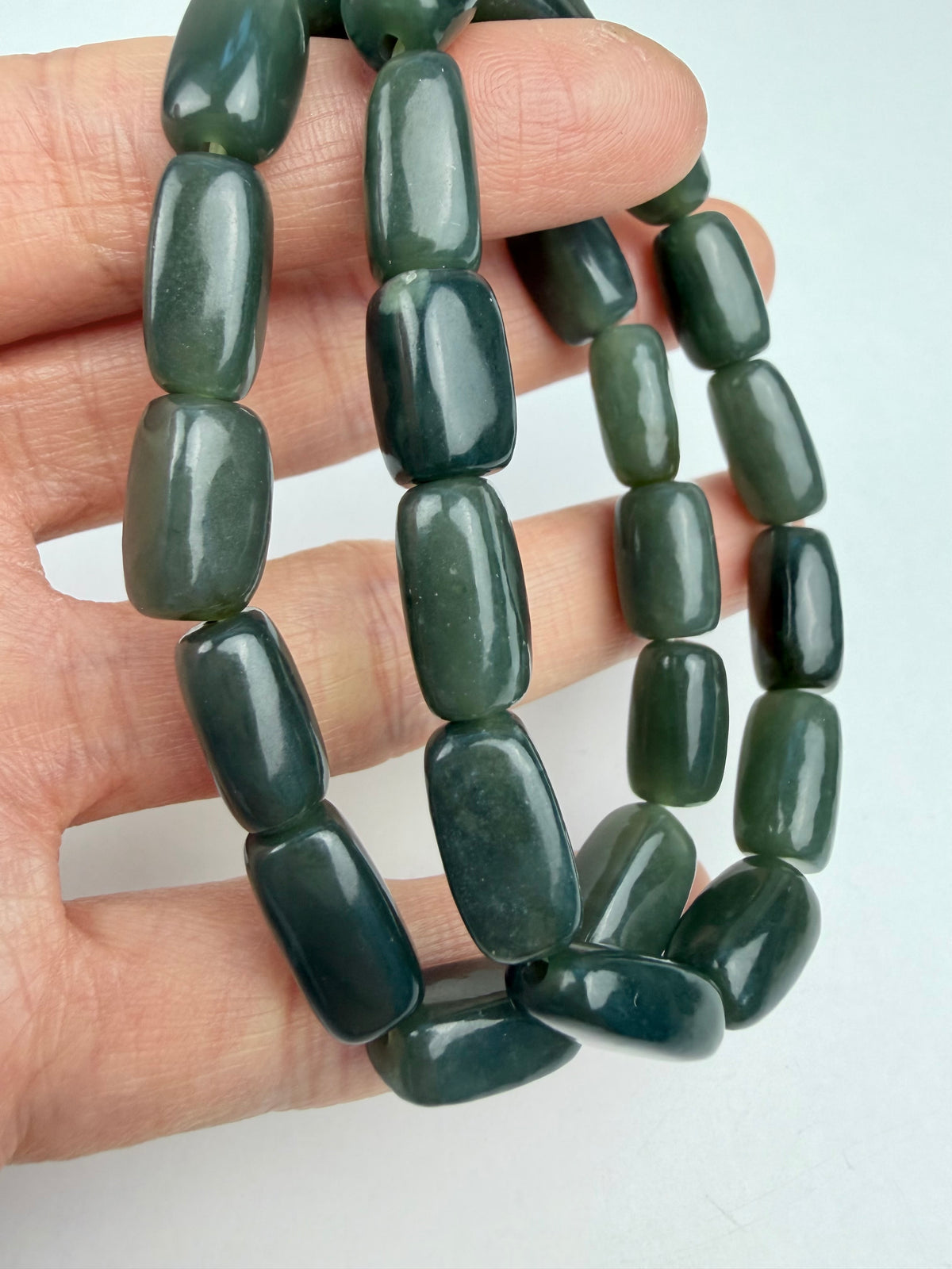 Jade, Nefritt armbånd 8mm+