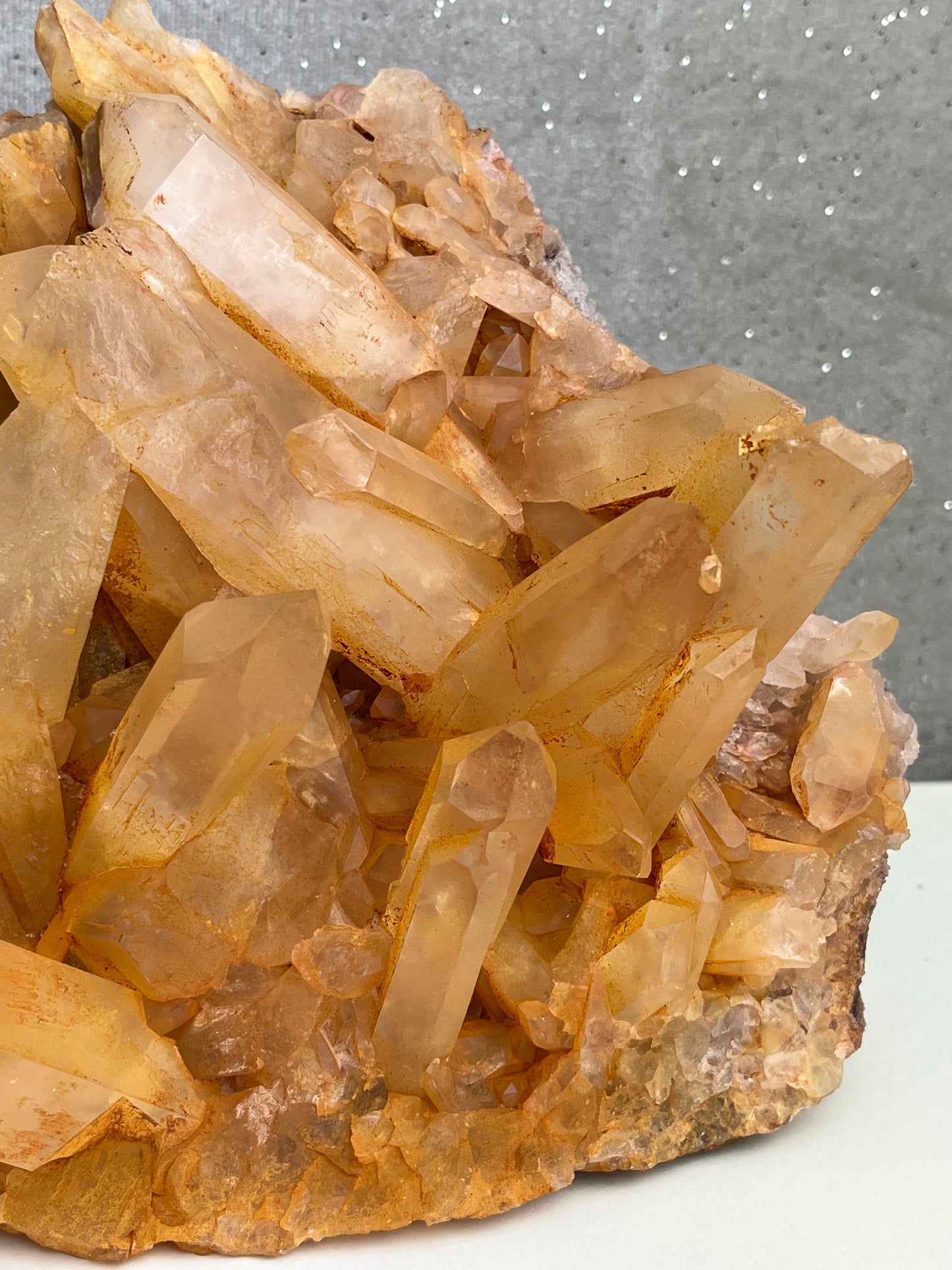 Kvarts Gruppe med Limonitt XL 2.4kg