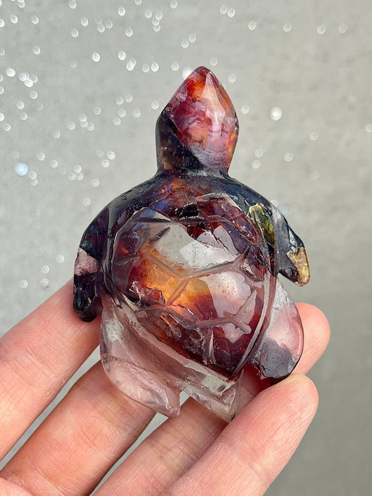 Flammekvarts skilpadde