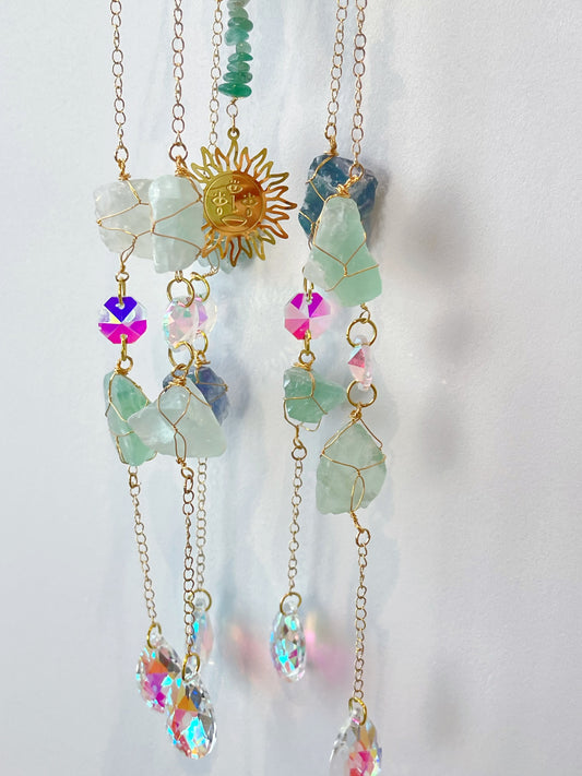 Krystall solfanger, Fluoritt