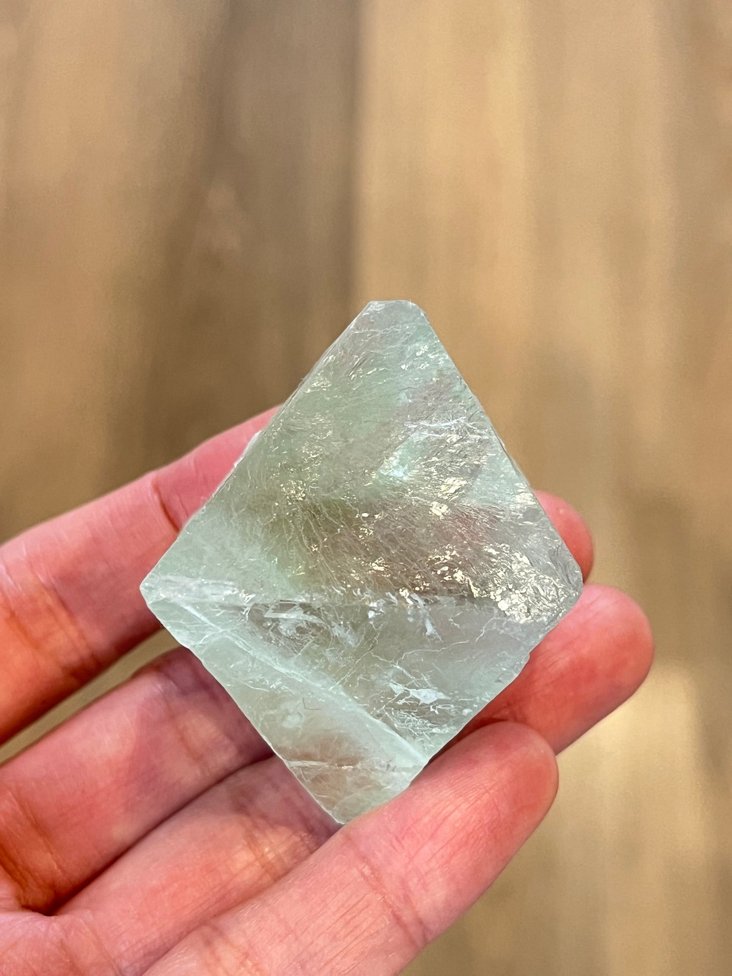 Fluoritt Oktaeder XL