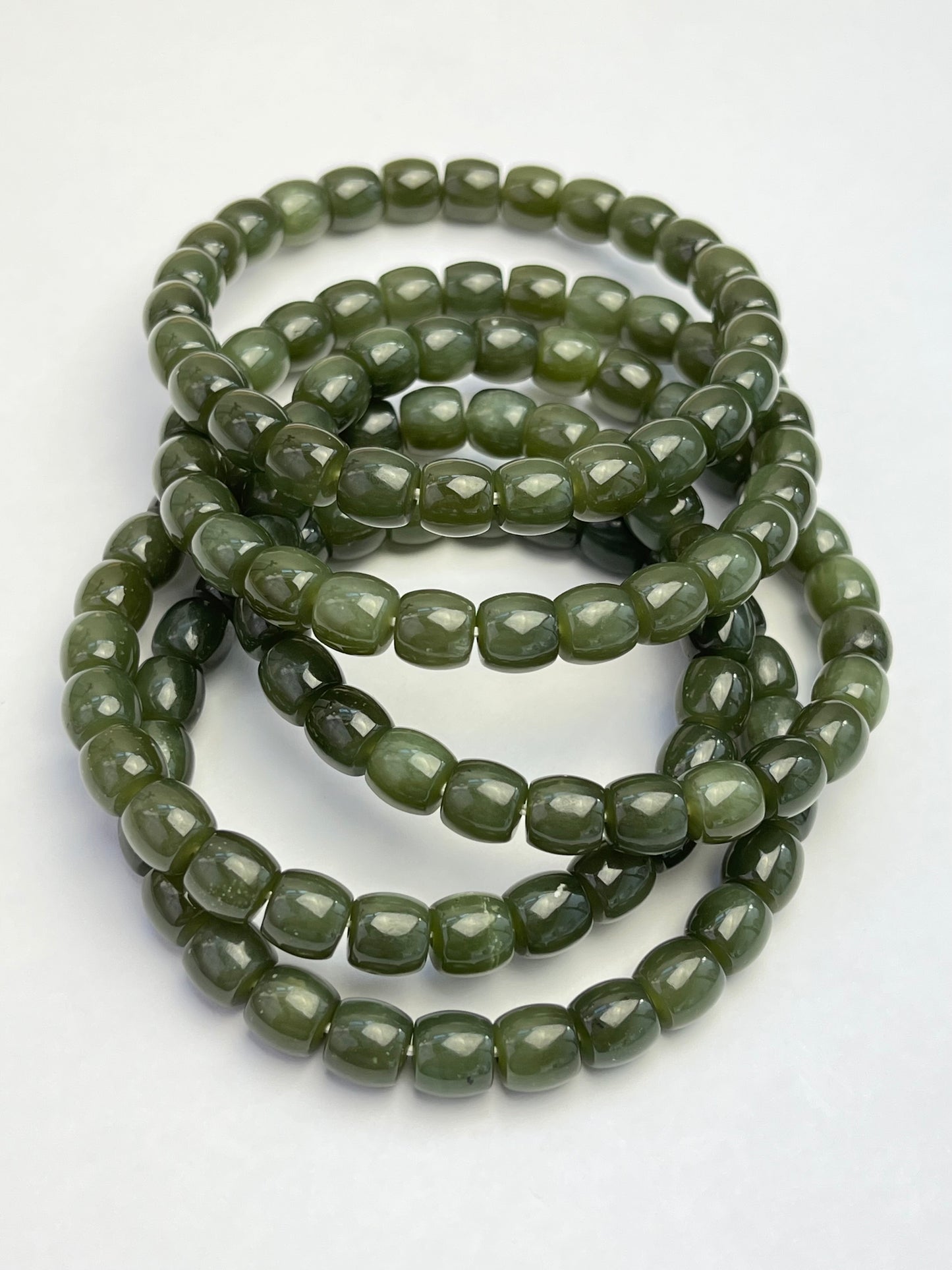 Jade, Nefritt armbånd 7-8mm+