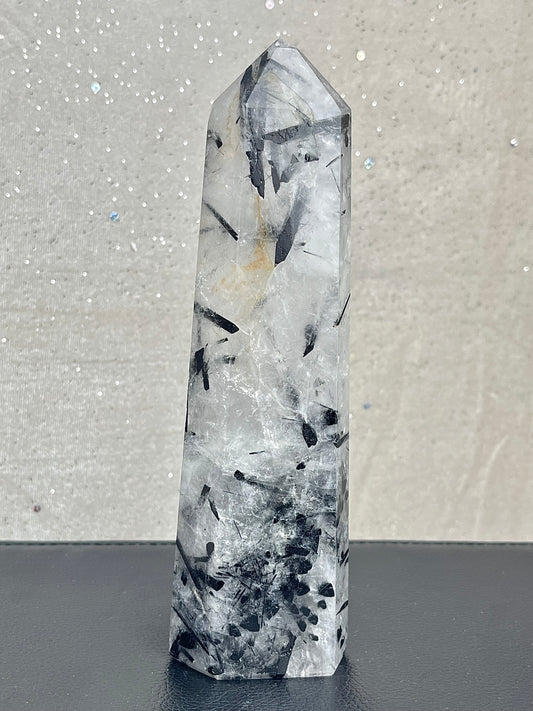 Turmalinkvarts tårn 18cm