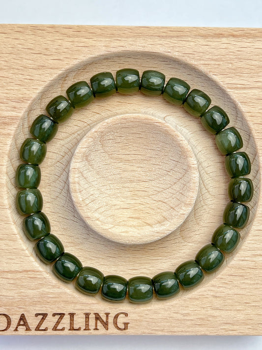 Jade, Nefritt armbånd 7-8mm+