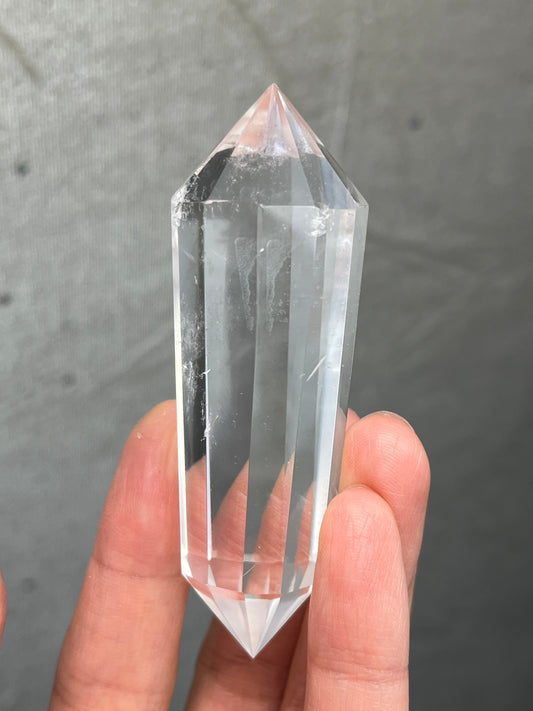 Bergkrystall Klar Kvarts Vogel-slipt stav