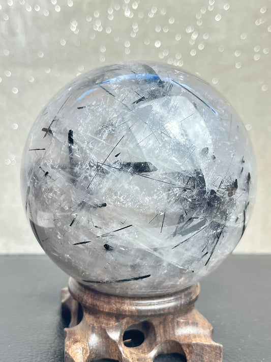 Turmalinkvarts kule XL 8.8cm