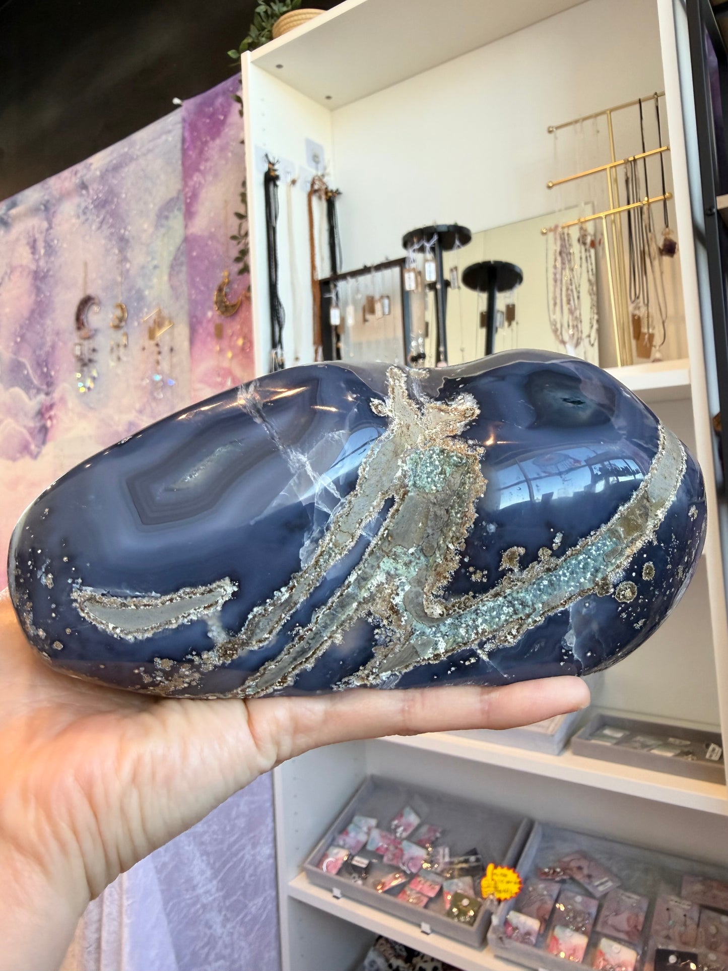 Kvarts geode XL, 18.5cm,1.3kg