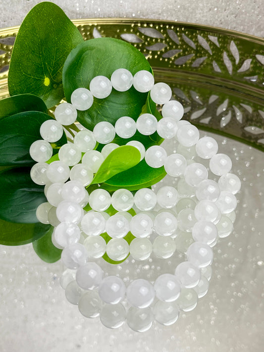 Melkekvarts armbånd 10mm+