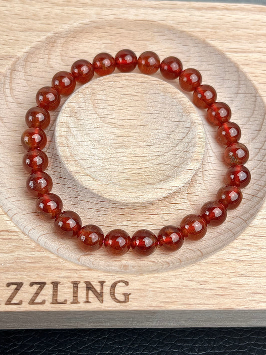 Granat armbånd 6mm+