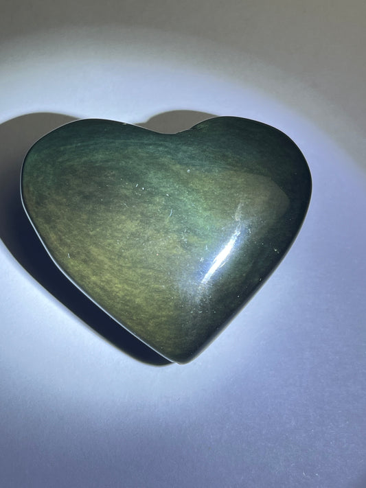 Regnbue obsidian Hjerte