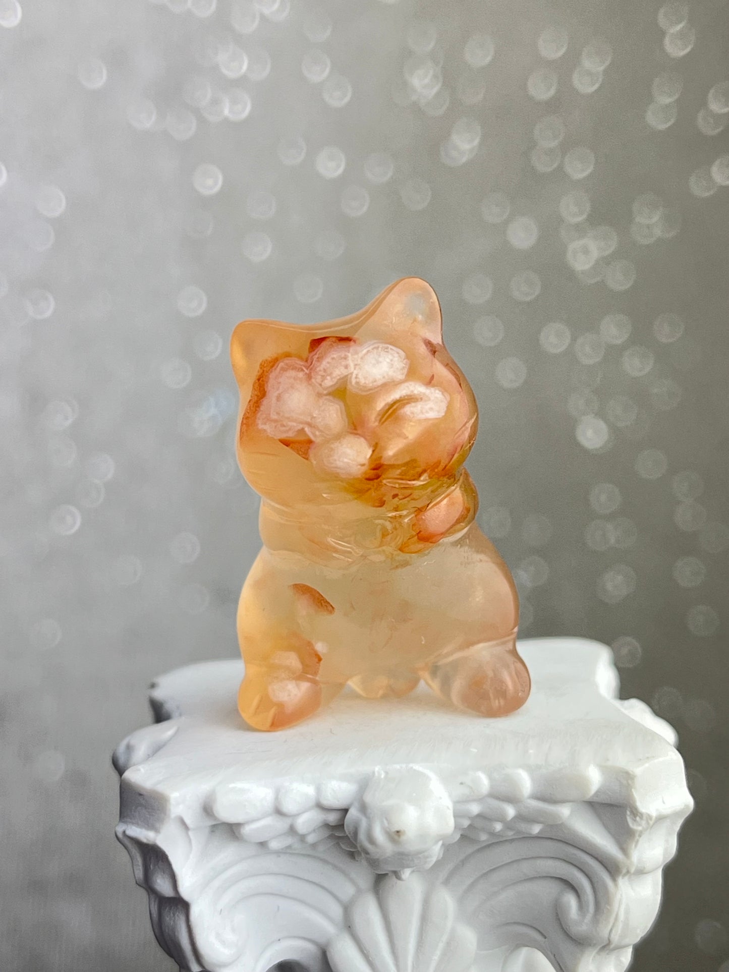 Blomster Agat, Katt