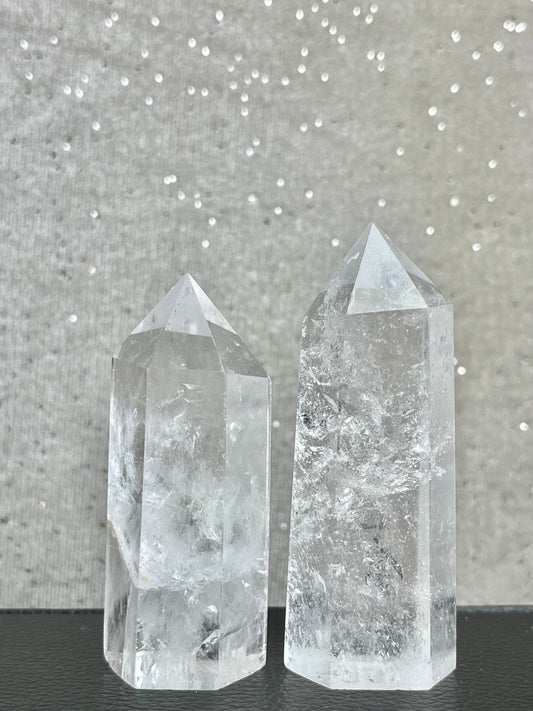 Bergkrystall klarkvarts tårn