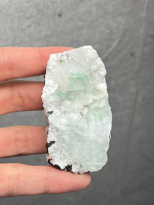 Grønn Apofylitt, zeolitt