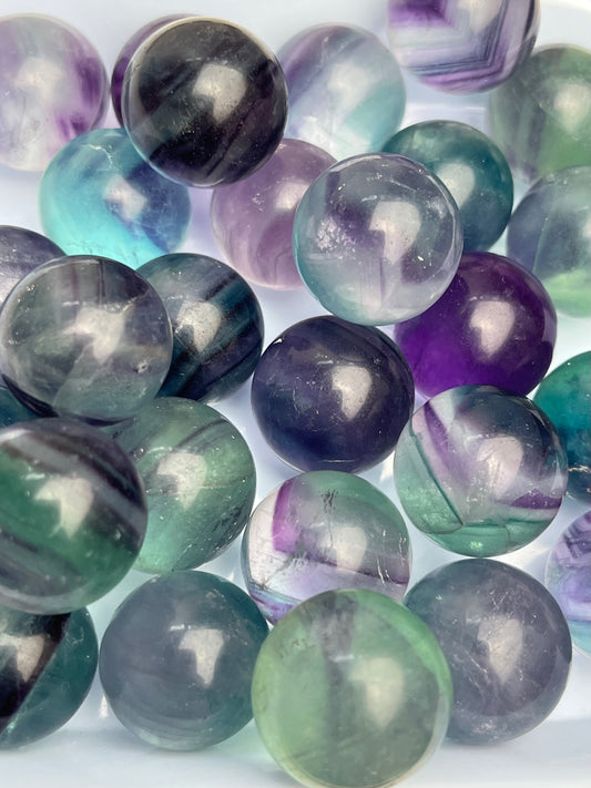 Mini Regnbue Fluoritt kule